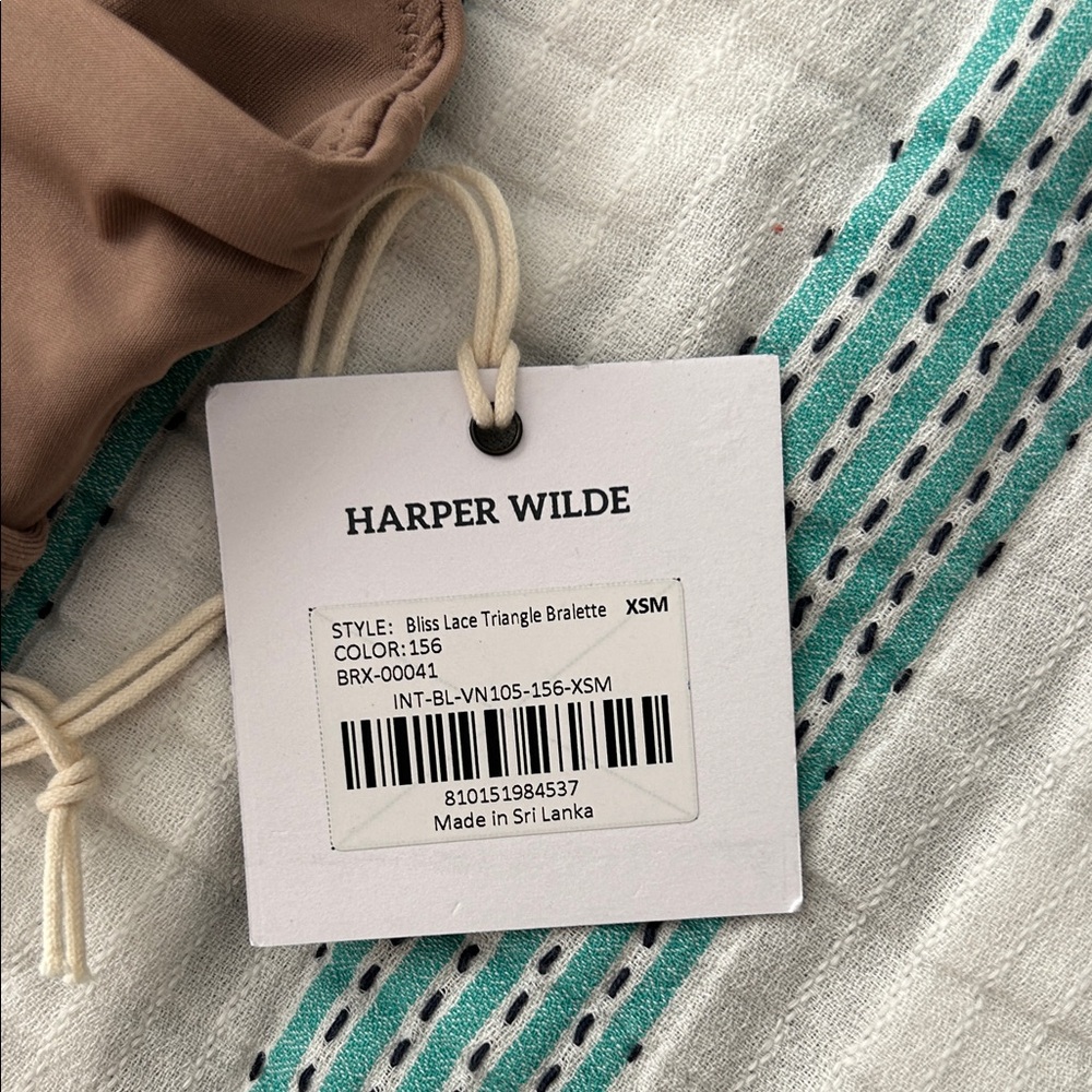Harper Wilde Bliss Lace Triangle Bralette - Picture 8 of 9